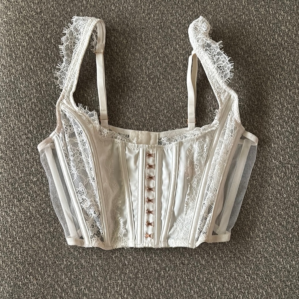 Elegant Lace Corset Top